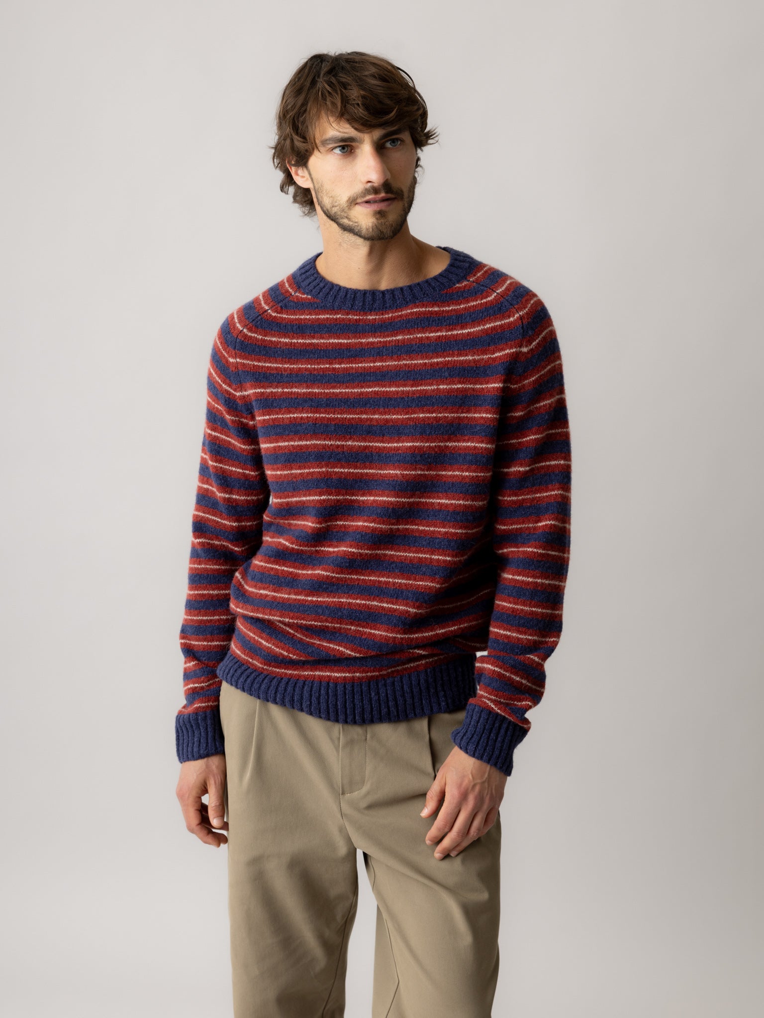 Modelshot / Indigo Blue Melange / Detail